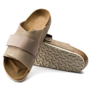 Birkenstock Men's Kyoto Grip-Tape Suede Sandals size 42 New w/box